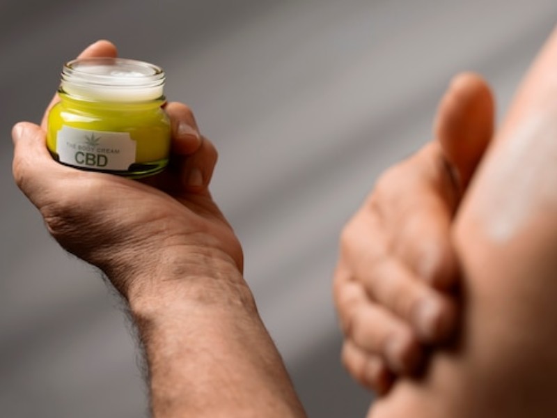 CBD hemp balm for pain relief
